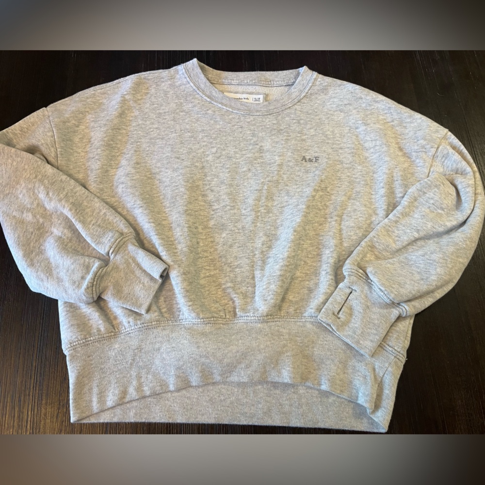 Abercrombie Girls Light Gray Sweatshirt